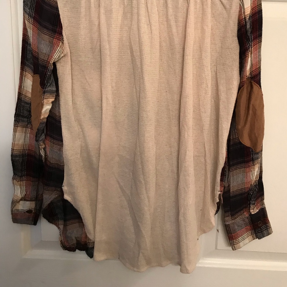 about a girl Plaid Button Down Shirt Sz S - Picture 6 of 9